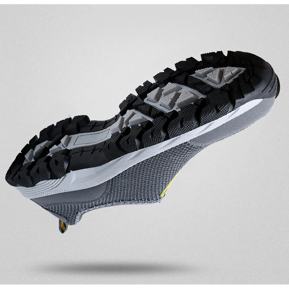 Loekeah Breathable Male Trekking Shoes Plus Size Hiking Shoes Anti Slip Outdoor Slip On Climbing Jogging Walking Sneakers