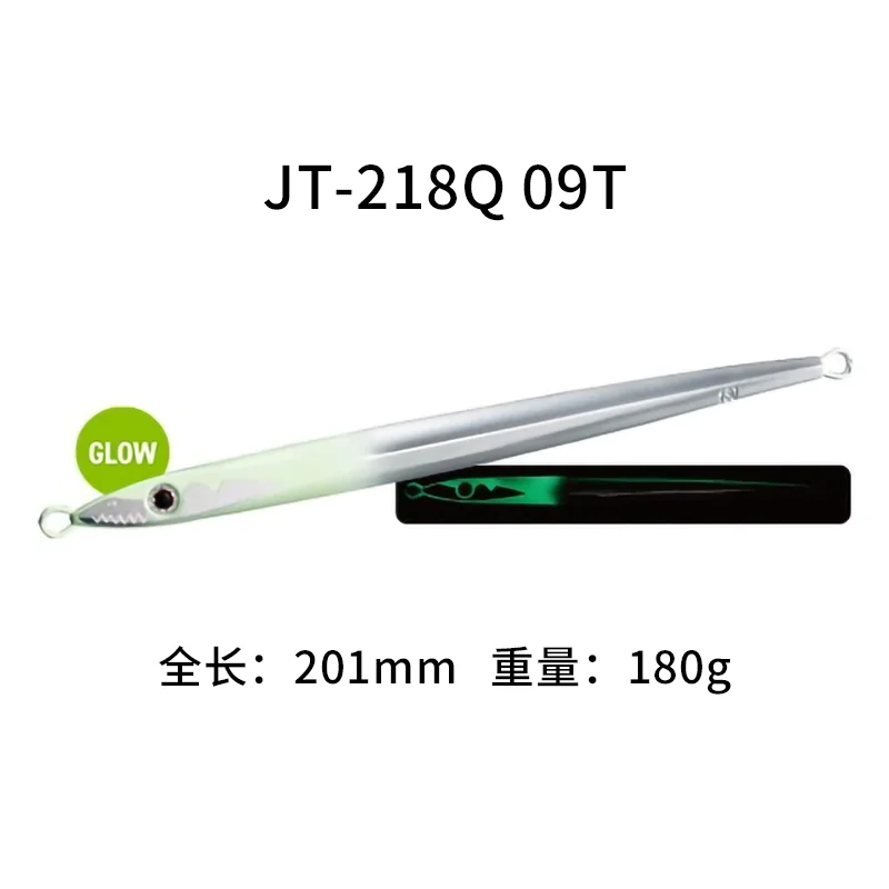 Фото Новый Ocea Jigger Stick, галька, скоростная слайсер, кардиновая приманка, Флоресцент, светлое свечение, 150 г, 180 г, 200 г, 240 г, 300 г №2