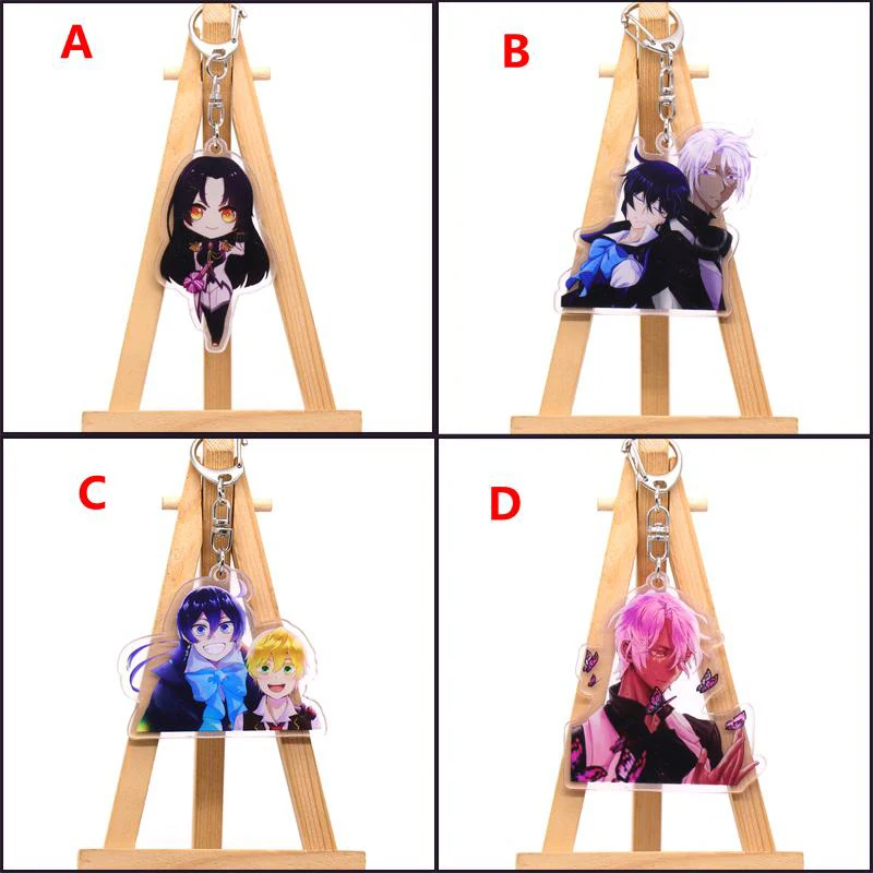 

Anime Keychain The Case Study of Vanitas Vanitas Noe Acrylic Keyring strap Figure Hanging Accessories 6cm