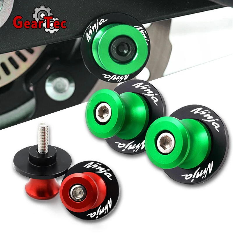 

For Kawasaki Ninja 300 400 400R 650 1000SX 250 R SL ZX6R ZX10R Motorcycle Accessories M8 M10 Swingarm Spool Slider Stand Screws