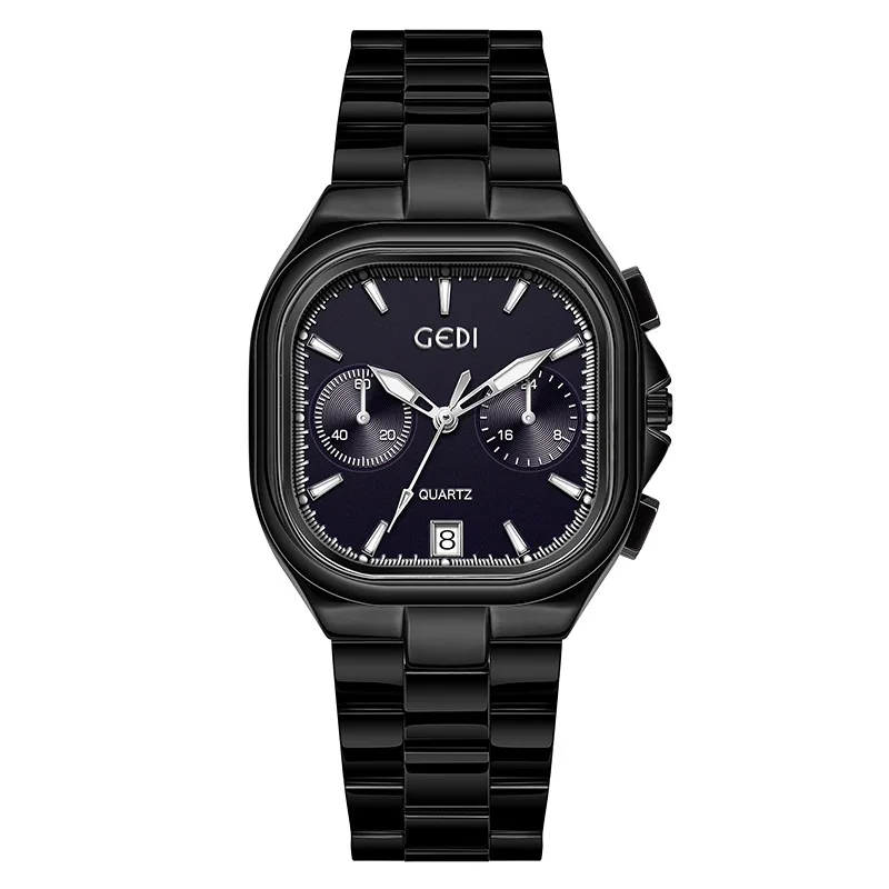 Модные кварцевые женские часы Gedi лучший бренд Reloj французские розовые