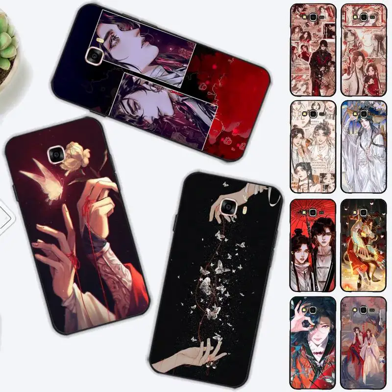 

Aesthetic Chinese style Tian Guan Ci Fu Phone Case for Samsung J 2 3 4 5 6 7 8 prime plus 2018 2017 2016 core