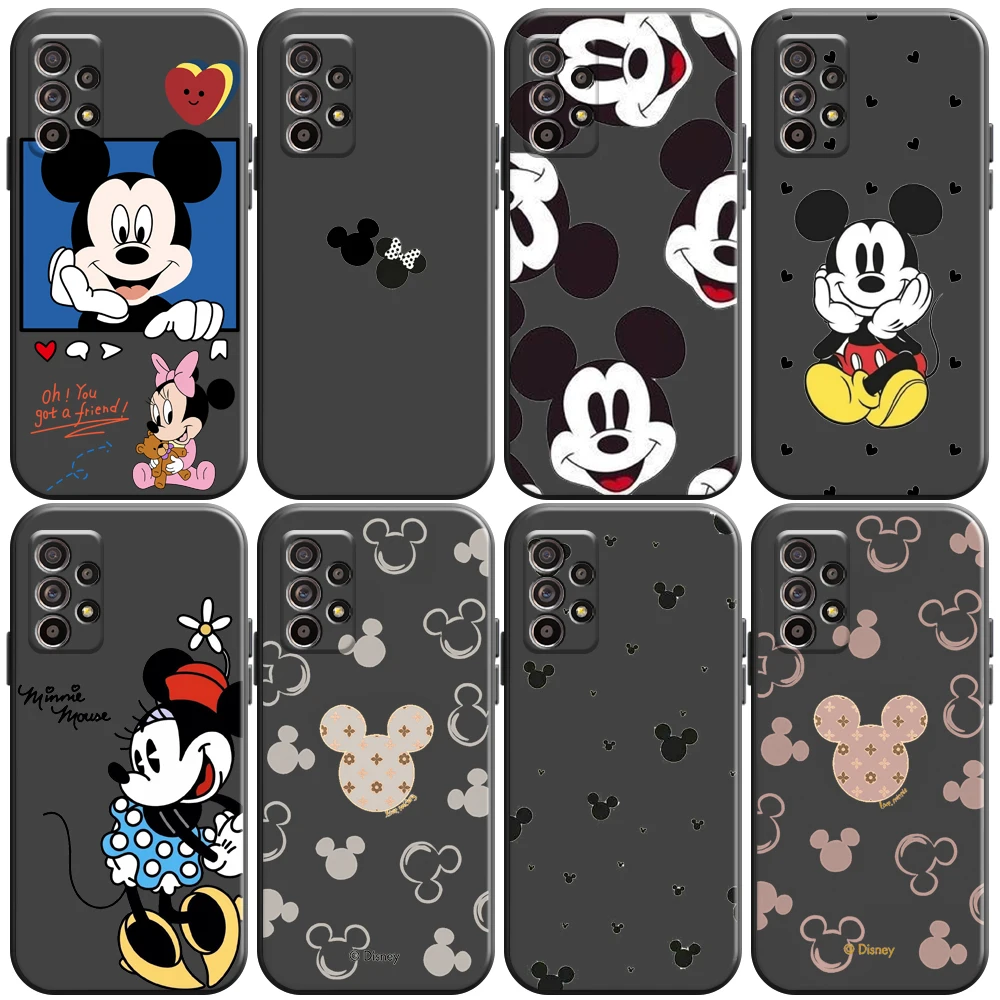 

Disney Mickey Mouse Phone Case For Samsung Galaxy S20 S20FE S20 Ulitra S21 FE Plus Ultra Funda Liquid Silicon Silicone Cover