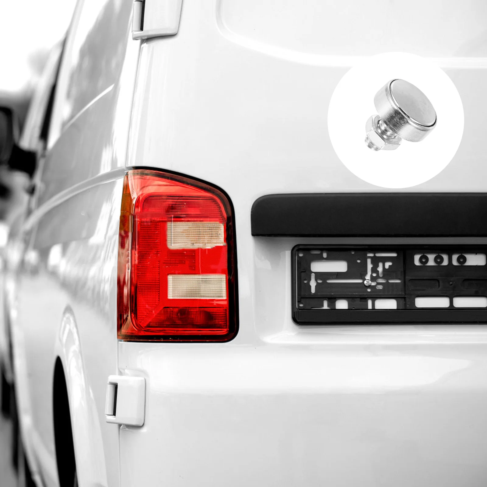 

8 Pairs Replacement Durable License Plate Frame Screw Insert Screw Cover for Automotive Car