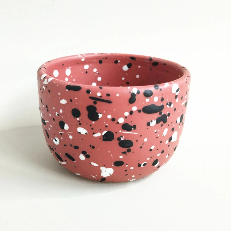 Скандинавская Фарфоровая Кофейная Чашка Объемом 140 Мл С Глазурью От Шоколада И