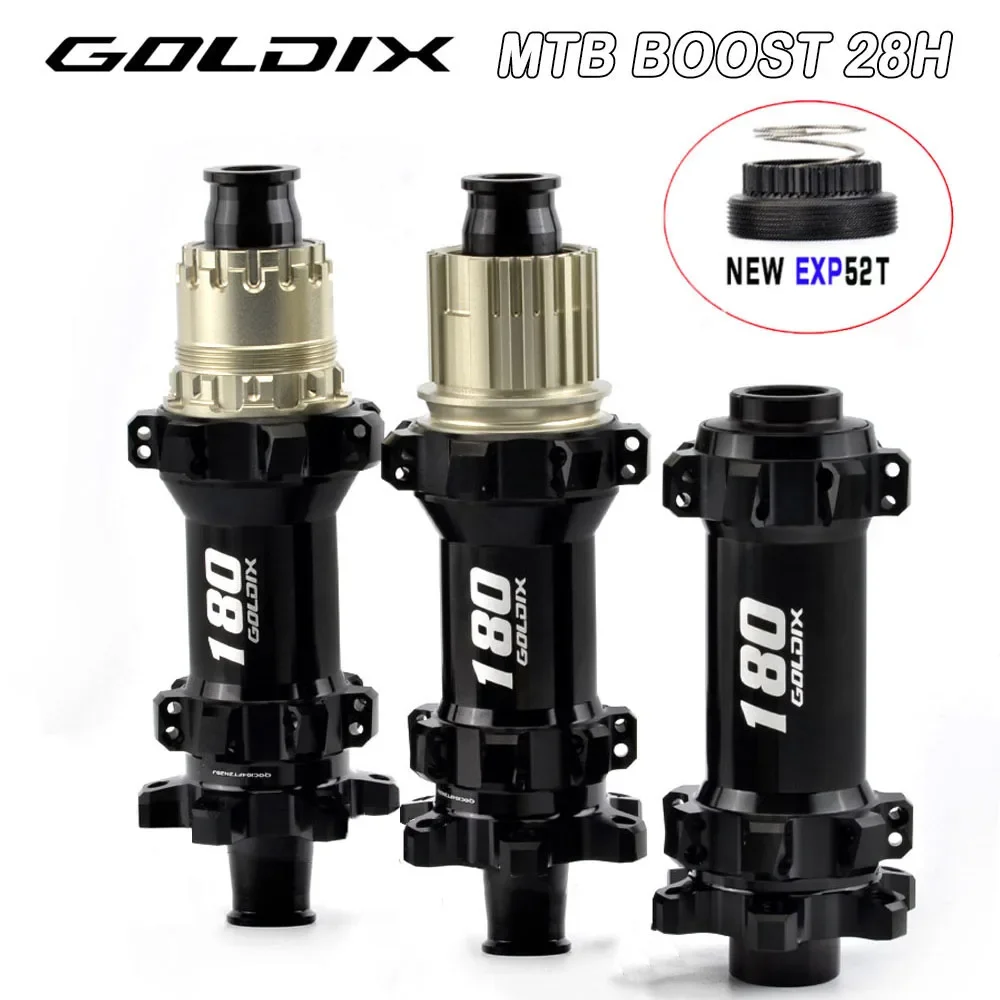 GOLDIX M180 BOOST велосипедная ступица MTB 6 Bolt EXP трещотка 52T 148x12 мм 110x15 28 отверстий HG XD MS