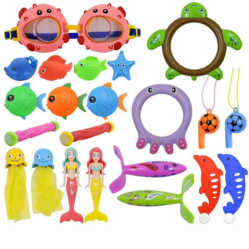 

Набор игрушек для детского бассейна, набор летних игрушек для дайвинга с морскими водорослями, с драгоценным камнем, для игр в бассейне, для игр в воде