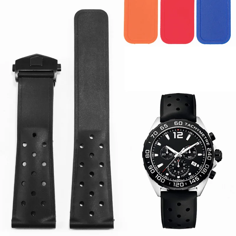 

Ремешок резиновый для наручных часов, 22 мм