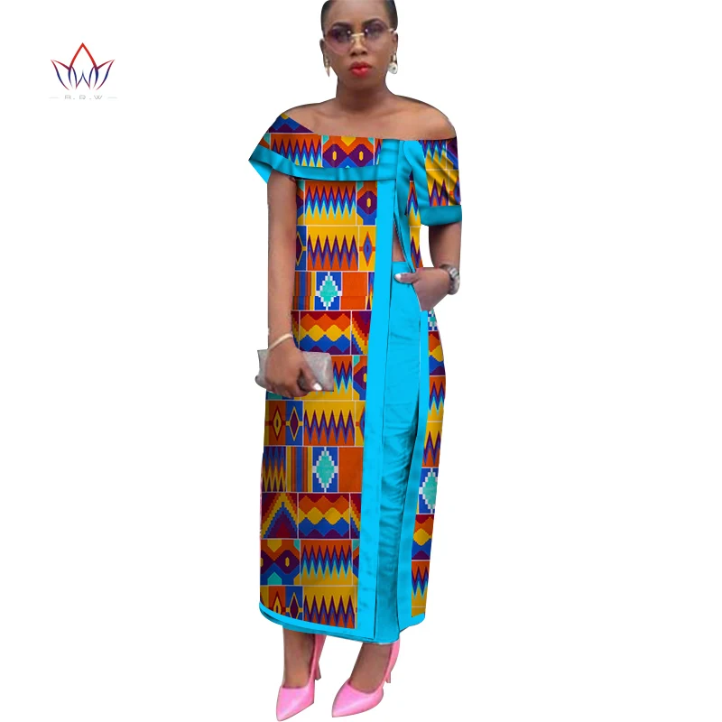 

Женское платье в африканском стиле, длинное платье-макси, модель WY3833 из Анкары, 2022