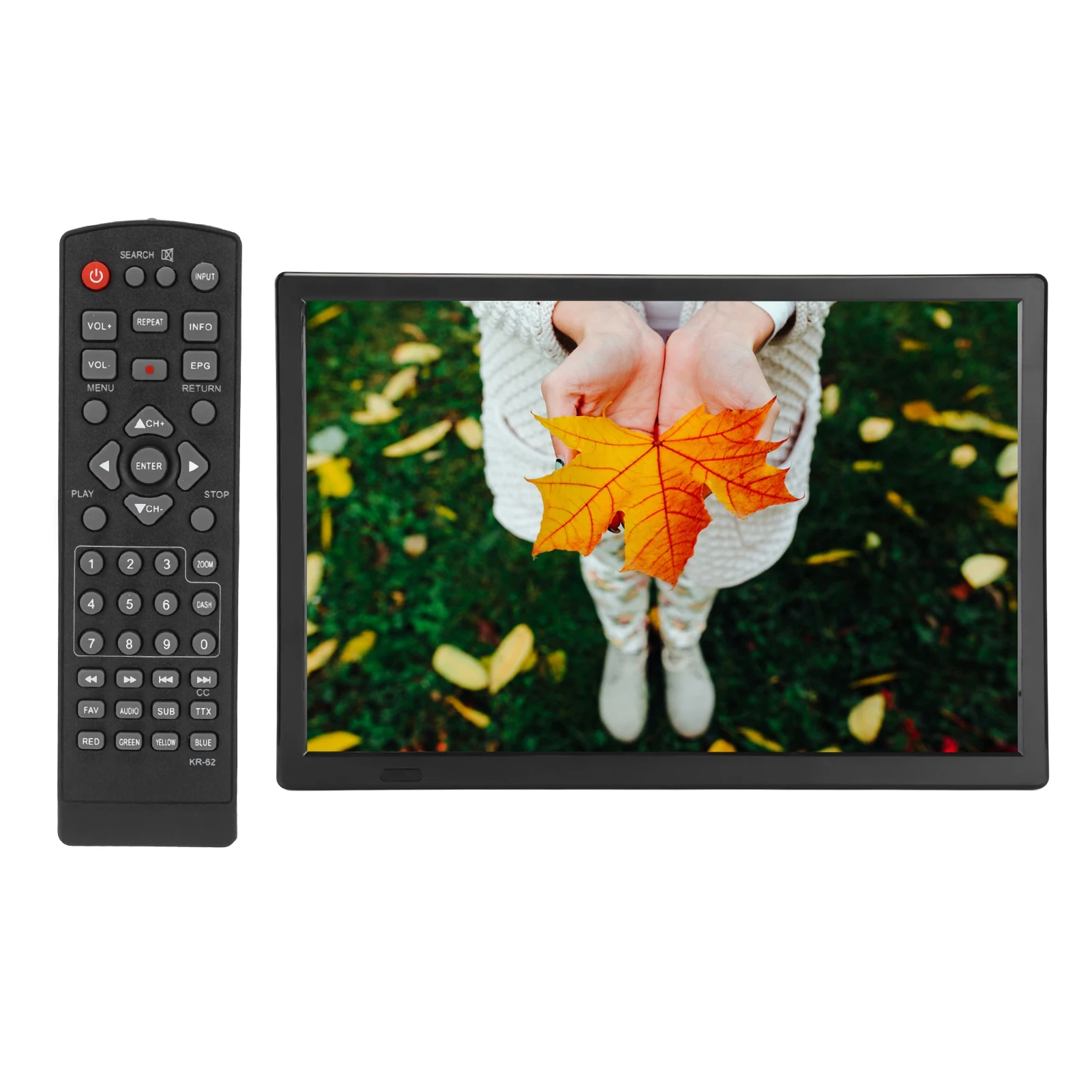 LEADSTAR D16 LED TV 15 4 дюймов портативный дисплей цифровой плеер DVB-T2 ATSC HDMI-совместимый USB