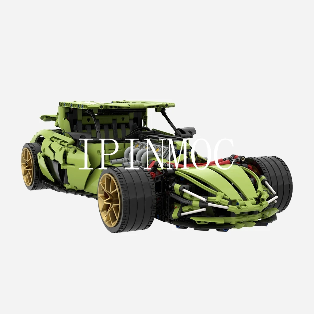 

Moc-63824 Rambo racing 42115b mode technology accessories Boy Gift difficult splicing