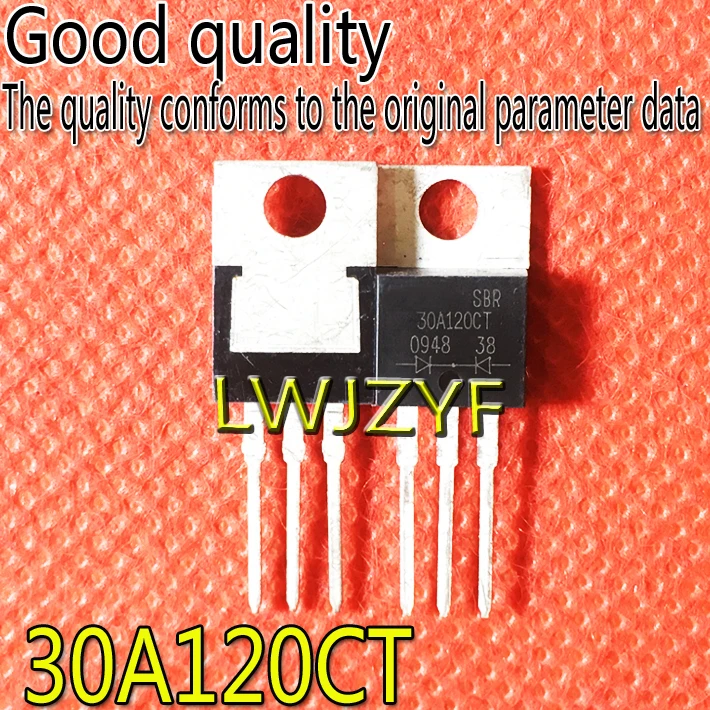 

New SBR30A120CT SBR30A120 30A120CT 30A 120V TO-220 MOSFET Fast shipping