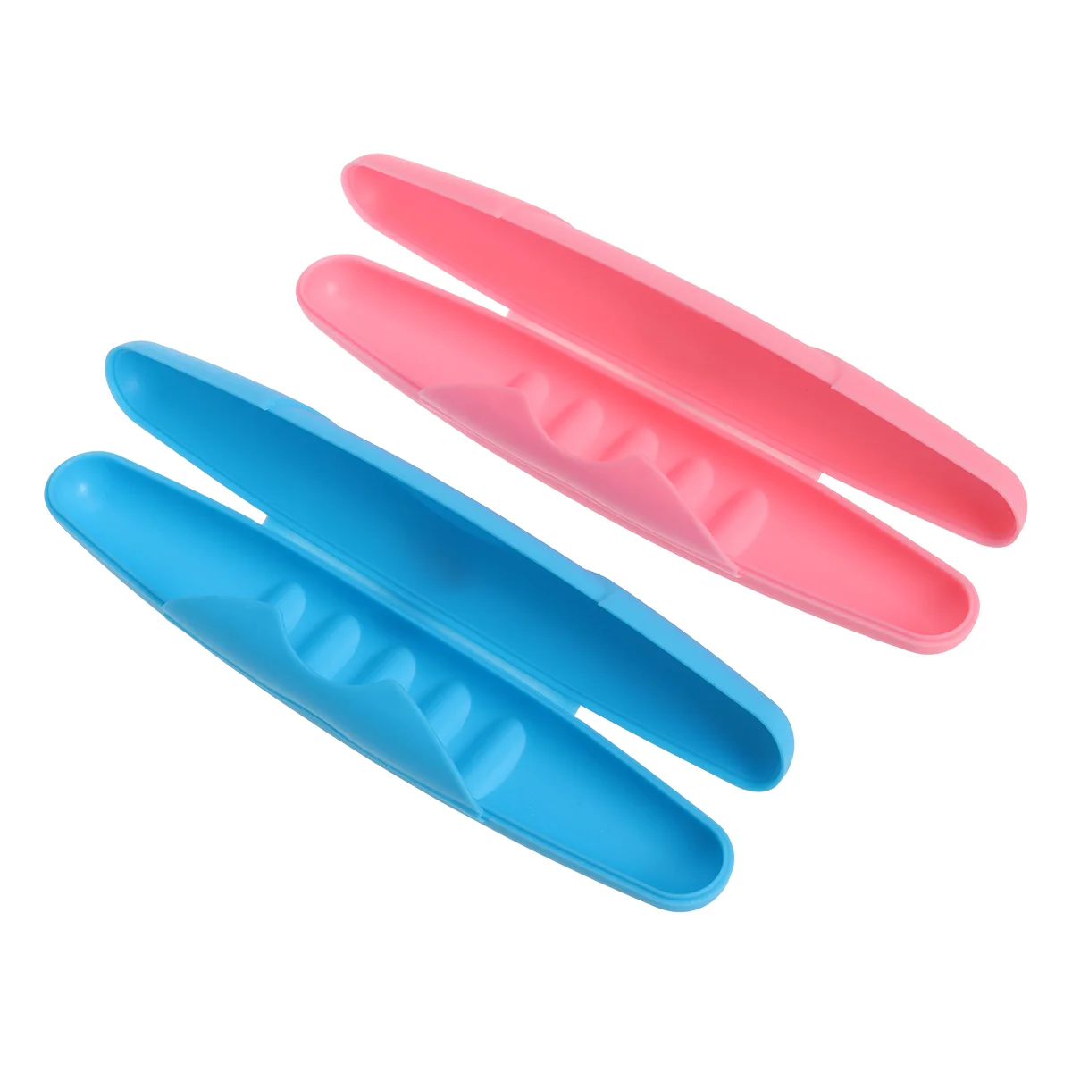 

2pcs Portable Toothbrush Storage Protective Carrying Case Box for Use (Blue &)