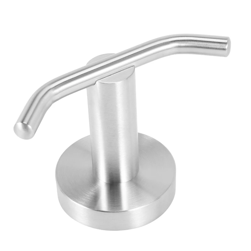 Promotion! Double Robe Hook 304 Stainless Steel Coat and Towel Hooks for Bathroom Wall Mounted Brushed Nickel |