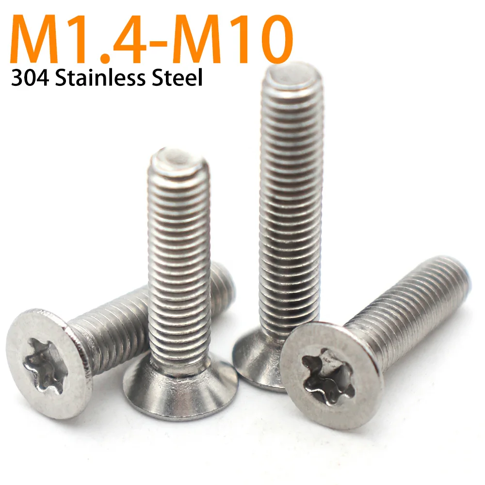 

Винты Torx Zimir шестилопастные с плоской потайной головкой