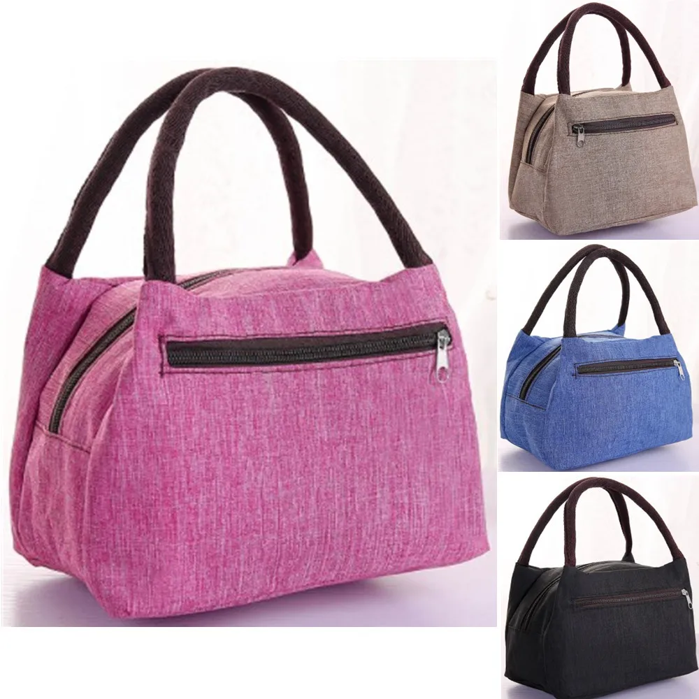 

New Insulated Lunch Bag Women Men Kids Cooler Bags Thermal Bags Portable Lunch Box Ice Pack Tote Food Picnic Lunch Bags For Work