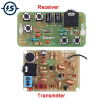 diy kit fm stereo radio module 76 108mhz wireless transmitter receiver circuit pcb board solder practice project for school labs