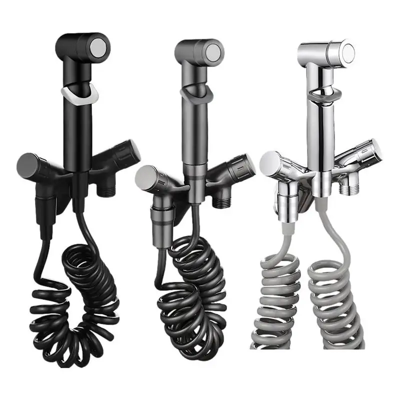 

Double Control Mini Shower Handheld Bidet Sprayer Attachment Bathroom Sprayer Shower Bidet For Washing Machine And Toilet