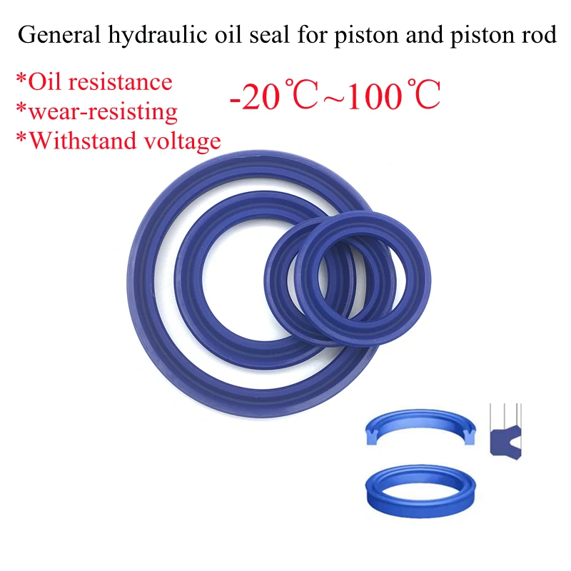 

Полиуретановое уплотнительное кольцо для гидравлического цилиндра диаметром 32 мм, 34 мм, 35 мм, тип UN/UHS/U/Y, отверстие для вала, приблизительное