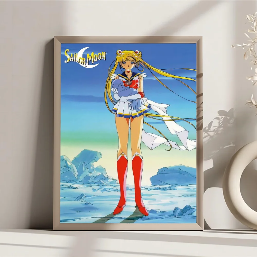 Самоклеящийся Художественный Постер T-Tsuking U-Usagi Современный Стиль Белая Бумага С