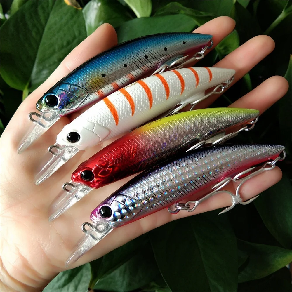 TSURINOYA 4 шт. 37 г тяжелый гольян 90 мм 3 54 дюйма STRIKER высокопрочная рыболовная приманка