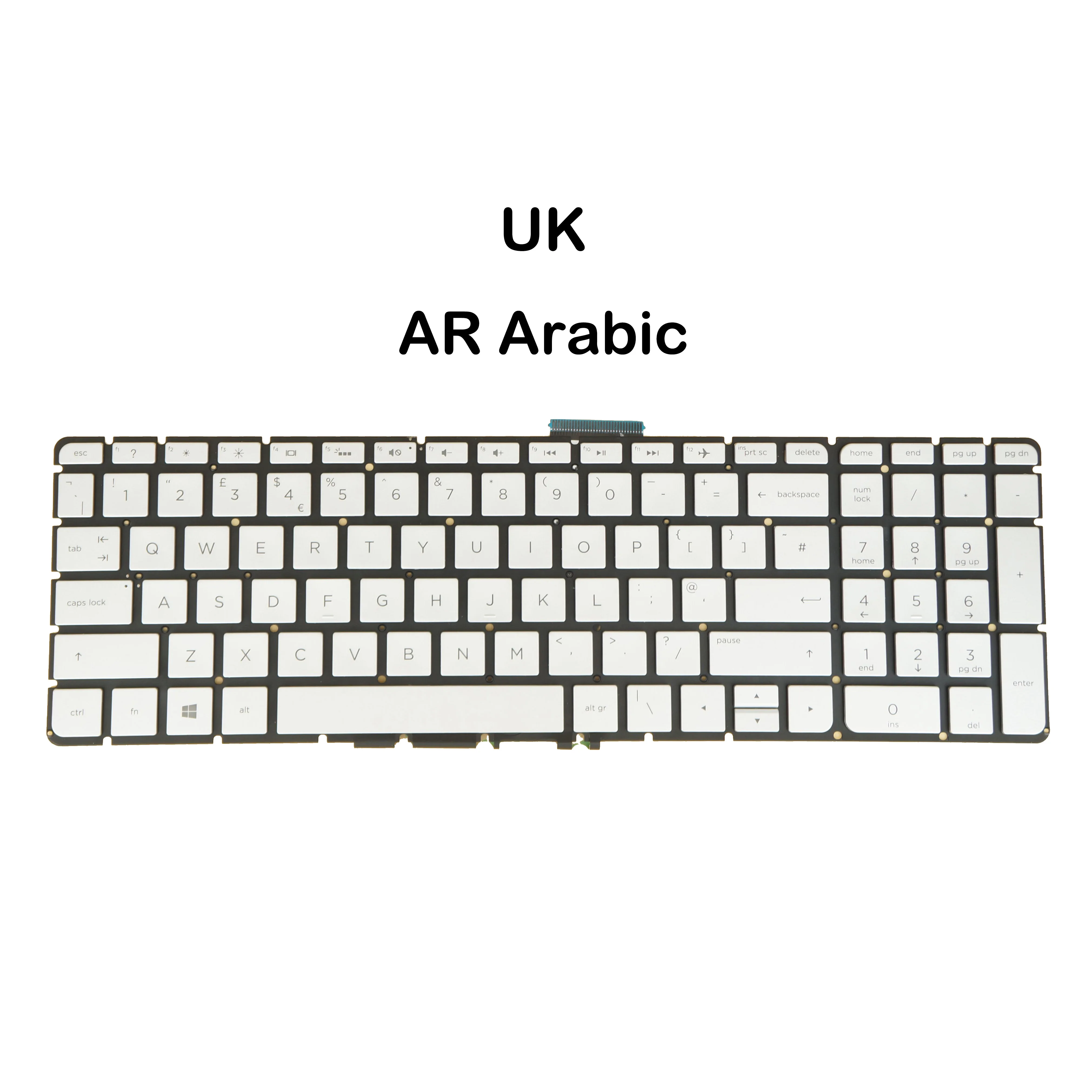 

UK Arabic Backlit Laptop Keyboard For HP m6-aq000 m6-ar000 15z-ar000 15t-aq000 15t-aq100 15-au000 15t-au000 15t-au100 15-aw000