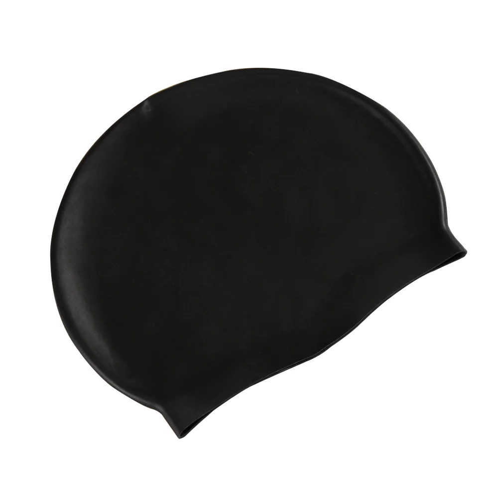 

Unisex Silicone Swimming Waterproof Swim Caps Swimming Hat Sports Elastic Swimming Hat Rubber Swimming Accessory for Adult Men