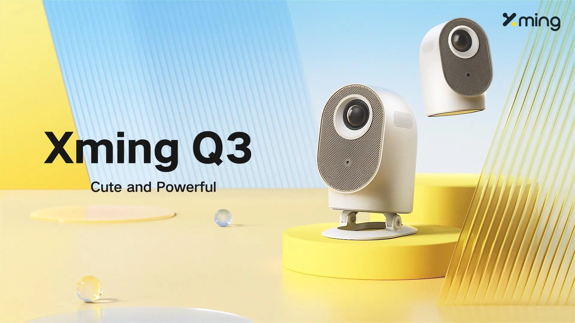 Новое поступление 2023 Лидер продаж умный портативный проектор Xming Q3 1080p 800ANSI WIFI6