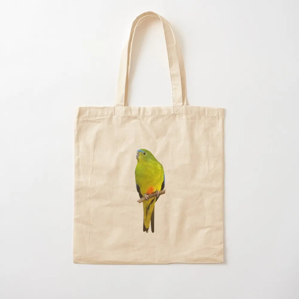 Оранжевая большая сумка с попугаем экологические сумки для пляжа холщовая