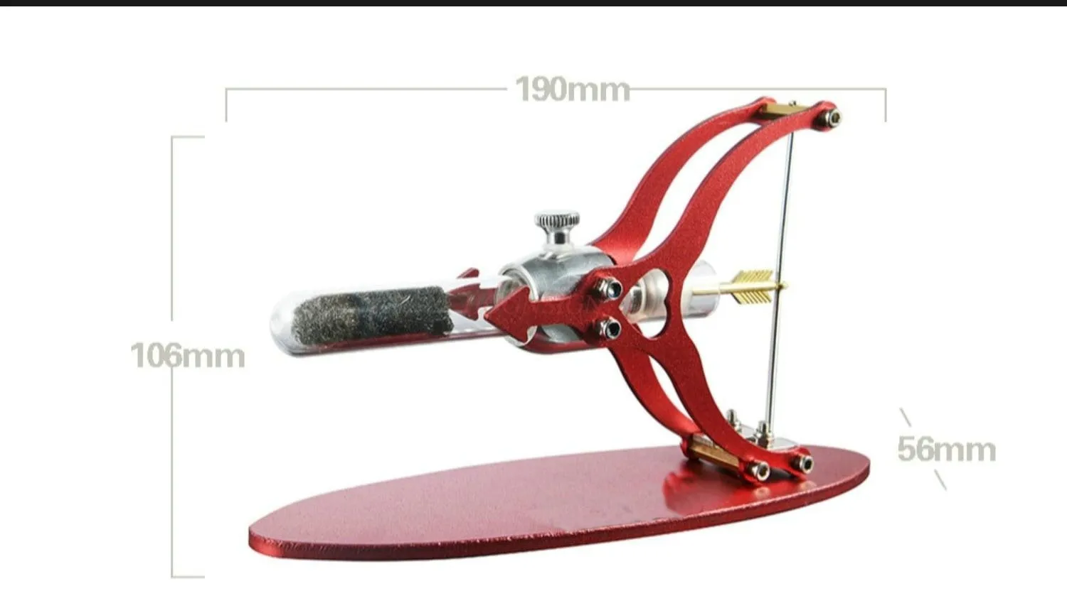 

Stirling engine model bow and arrow engine gift students small production science experiment educational toys