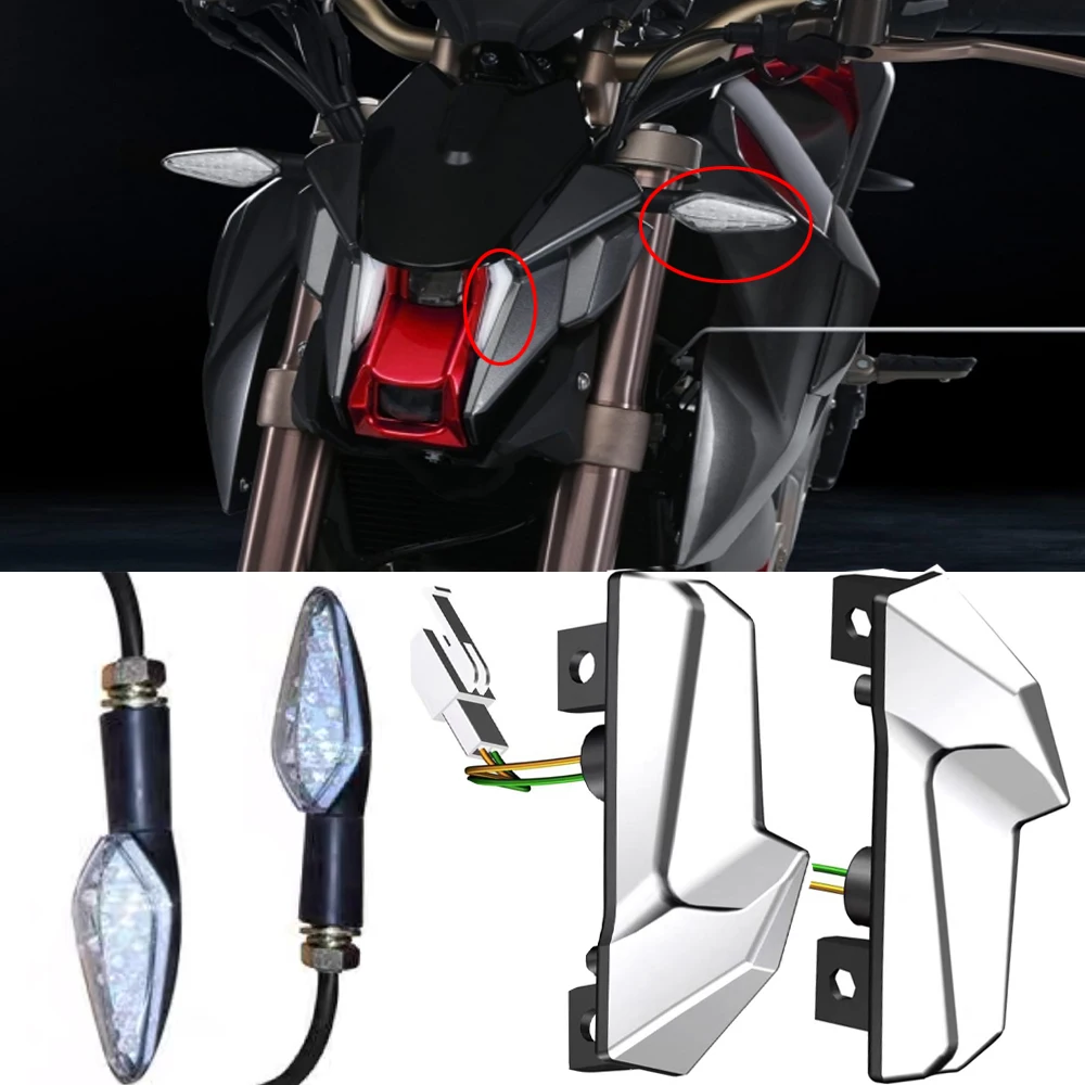

Motorcycle Headlight Mask Windshield Fairing Headlight Bracket For ZONTES U125 125U ZT125U KIDEN KD150U