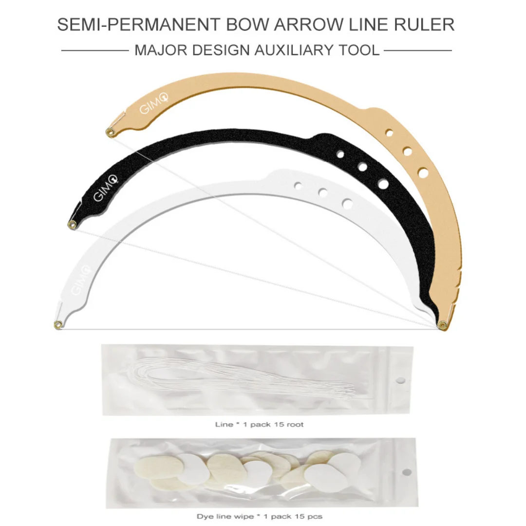 Микроблейдинг для татуажа Полуперманентная линейка бровей позиционирование лук