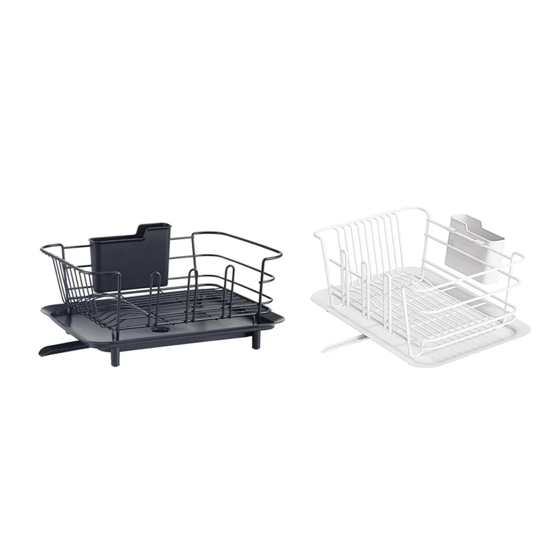 

Kitchen Household Dish Racks Stainless Steel Drain Racks Multifunctional Hanging Cups Single-Layer Storage Racks
