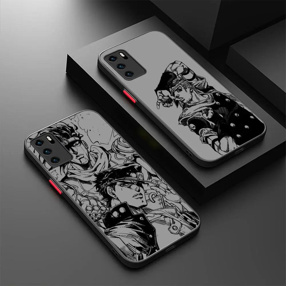 

Comic JoJo's Bizarre Adventure Phone Case For Huawei P50 P40 P30 P20 Lite Mate 40 30 20 Pro Plus Y9 Y8P Y7 Y7P Prime 2019 Cover