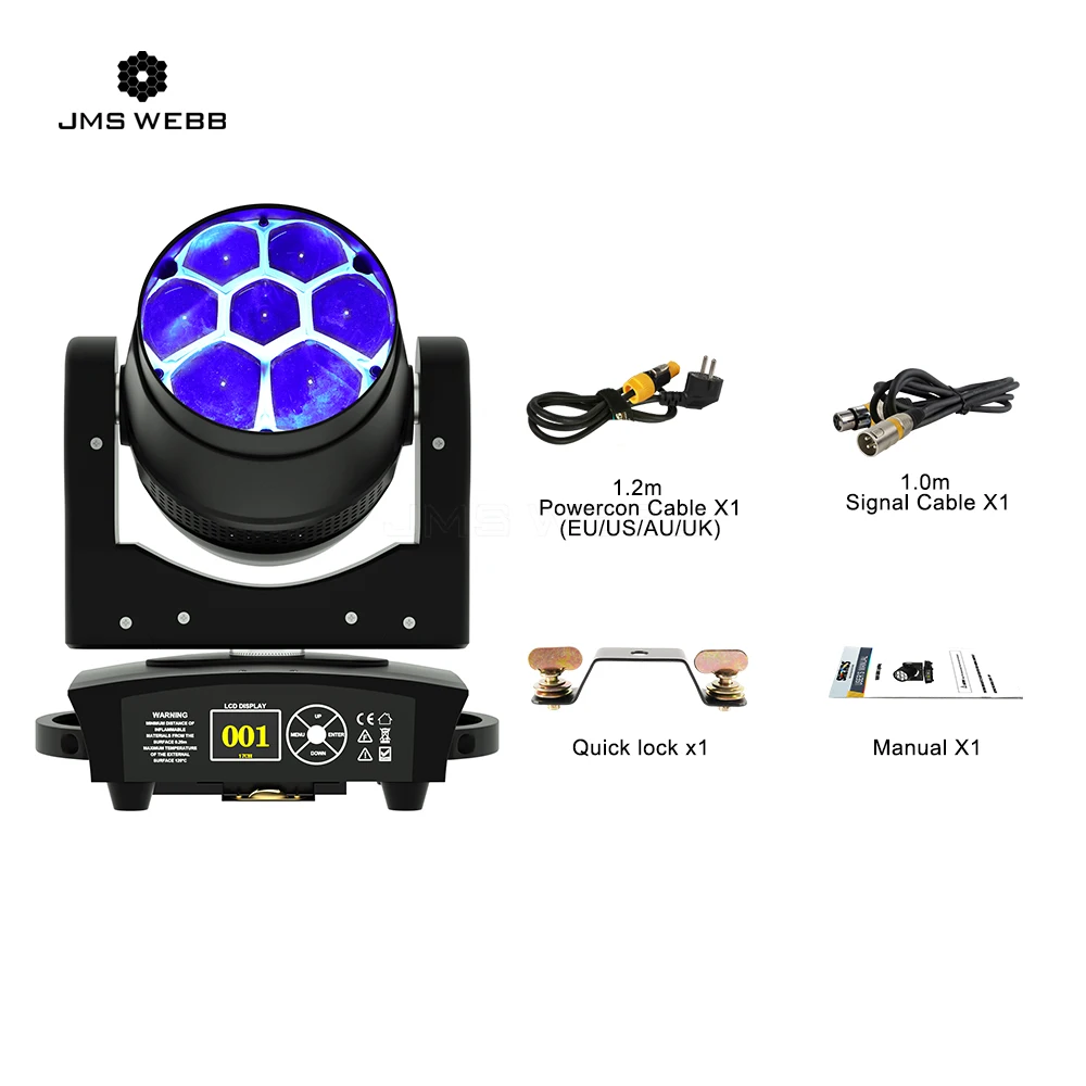 

JMS WEBB Zoom Wash 7x40 Вт RGBW Световой эффект