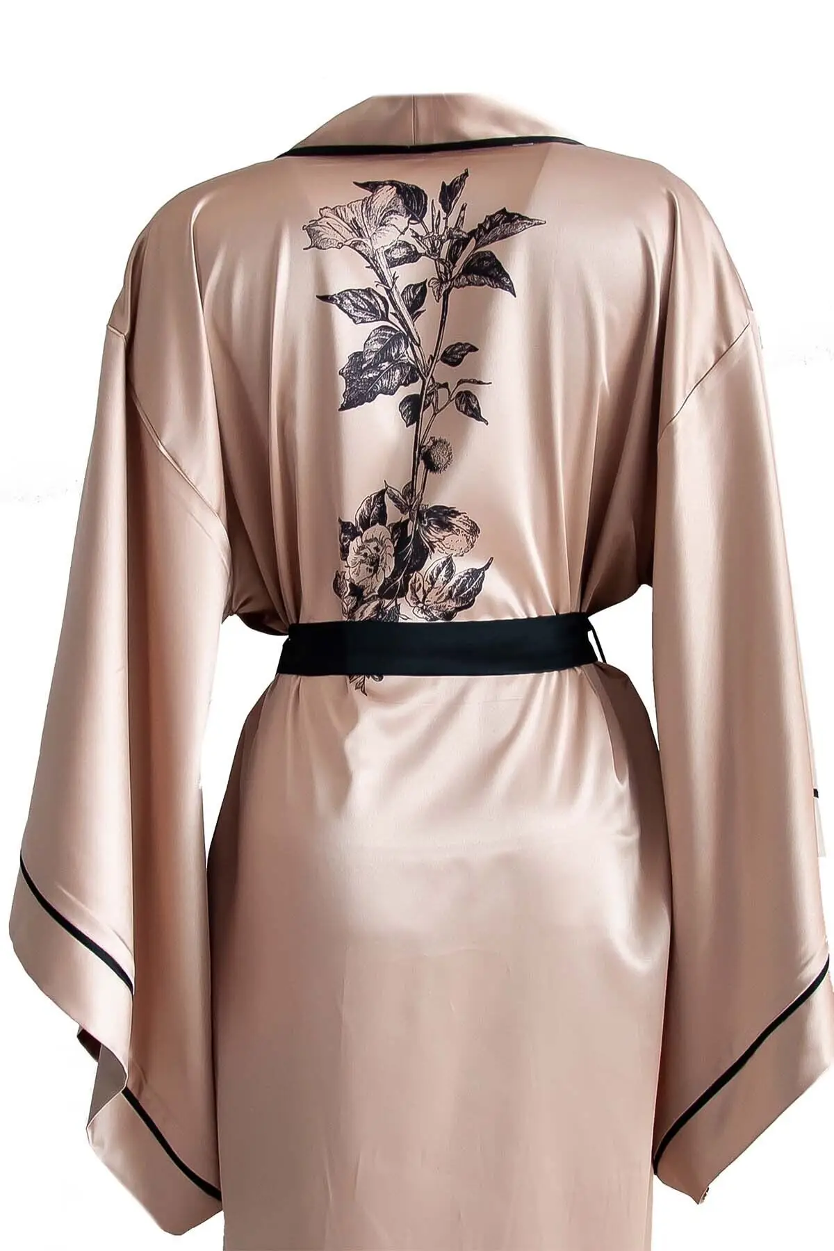 

Women's Kimono Fashion Quality Fabric Robes Caftan Bathrobe Clothes for Ladies Dressing Gown For Women