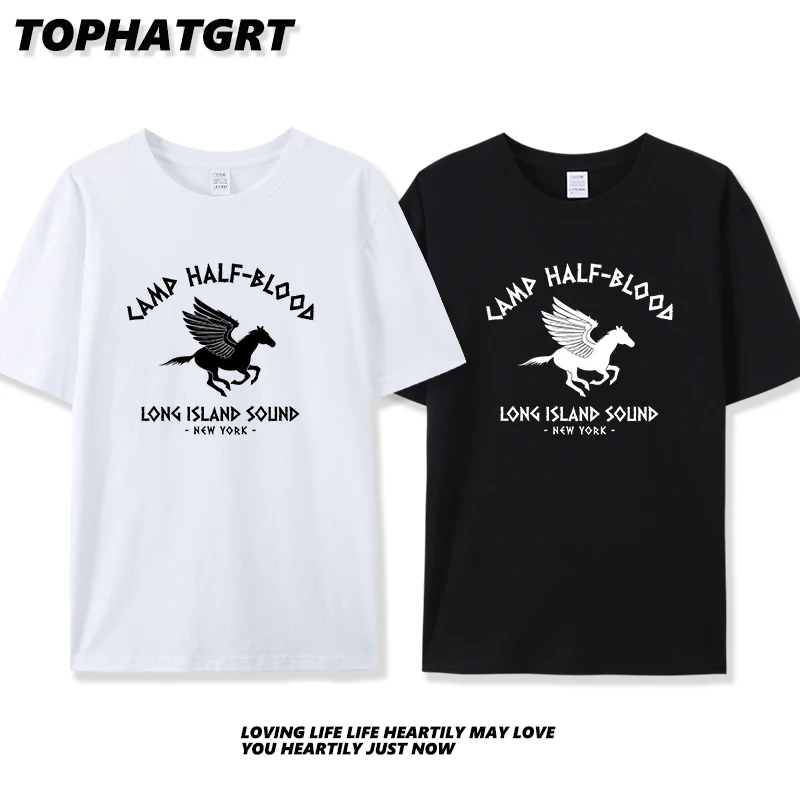 

Camp Half Blood Cabin 13 Printed T Shirt for Men 100% Cotton Casual Short Sleeve Unisex Classic T-shirts Women Summer Clothing