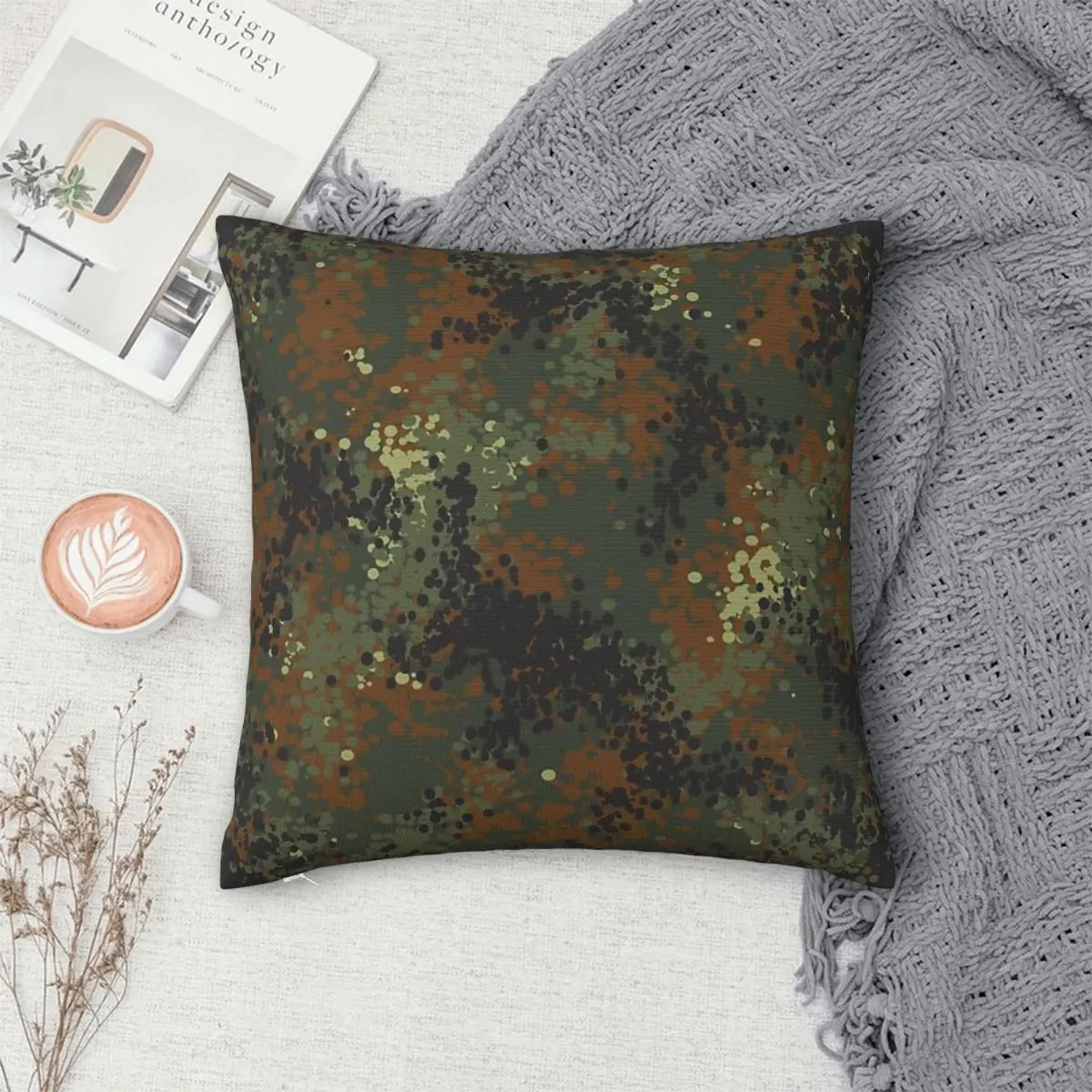 

Flecktarn, камуфляжная наволочка, чехол, подушка, комфортная декоративная подушка для дивана, подушки для спальни