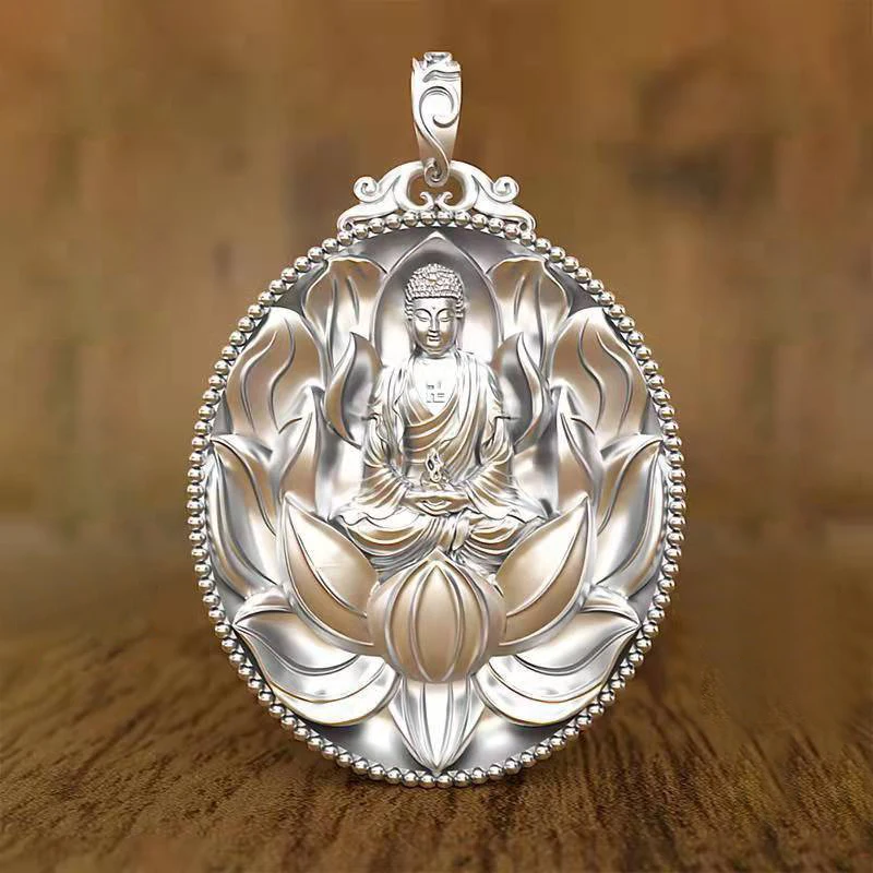 Новый властный кулон в виде Будды большой день татагата двенадцать знаков