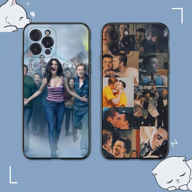 

YNDFCNB Classic TV Show Shameless Phone Case for iPhone 11 12 13 Mini Pro Max 8 7 6 6S Plus X 5 SE 2020 XR XS Funda Case