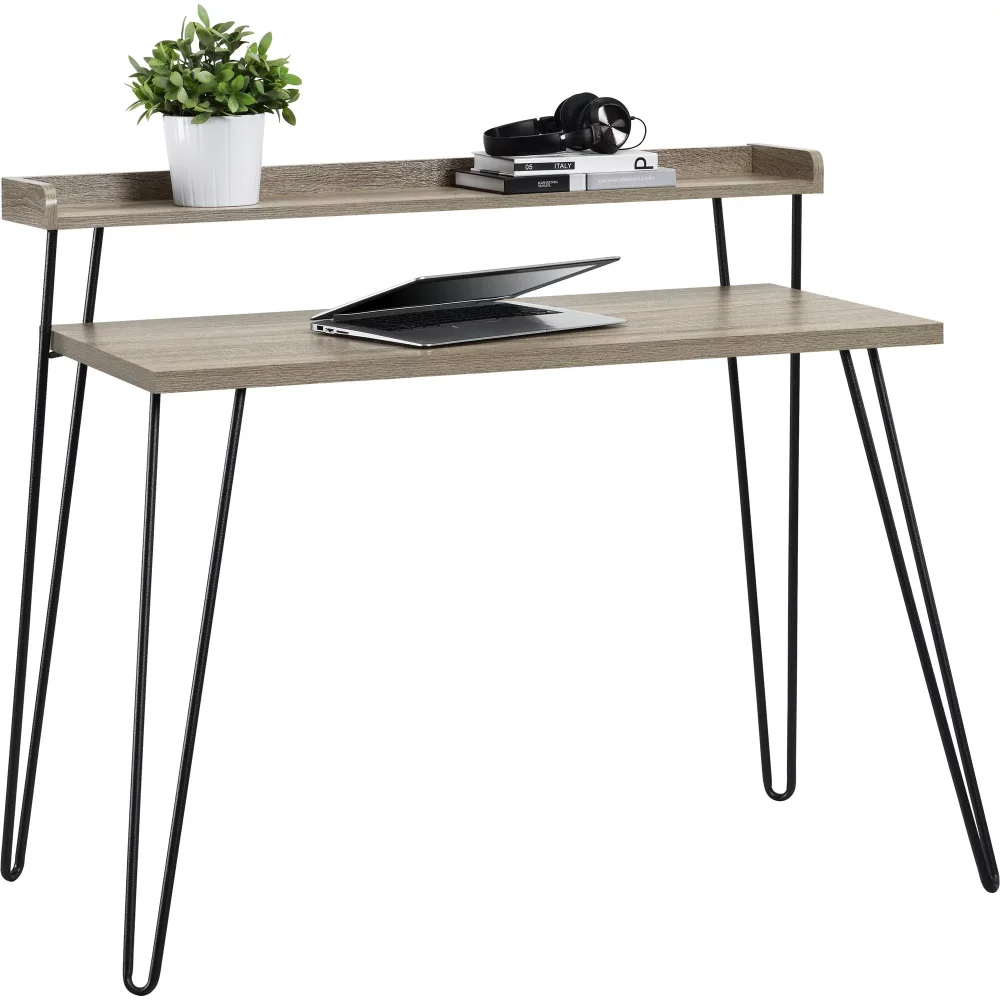 

Mainstays Griffin Retro Computer Desk with Riser, desks standing desk
