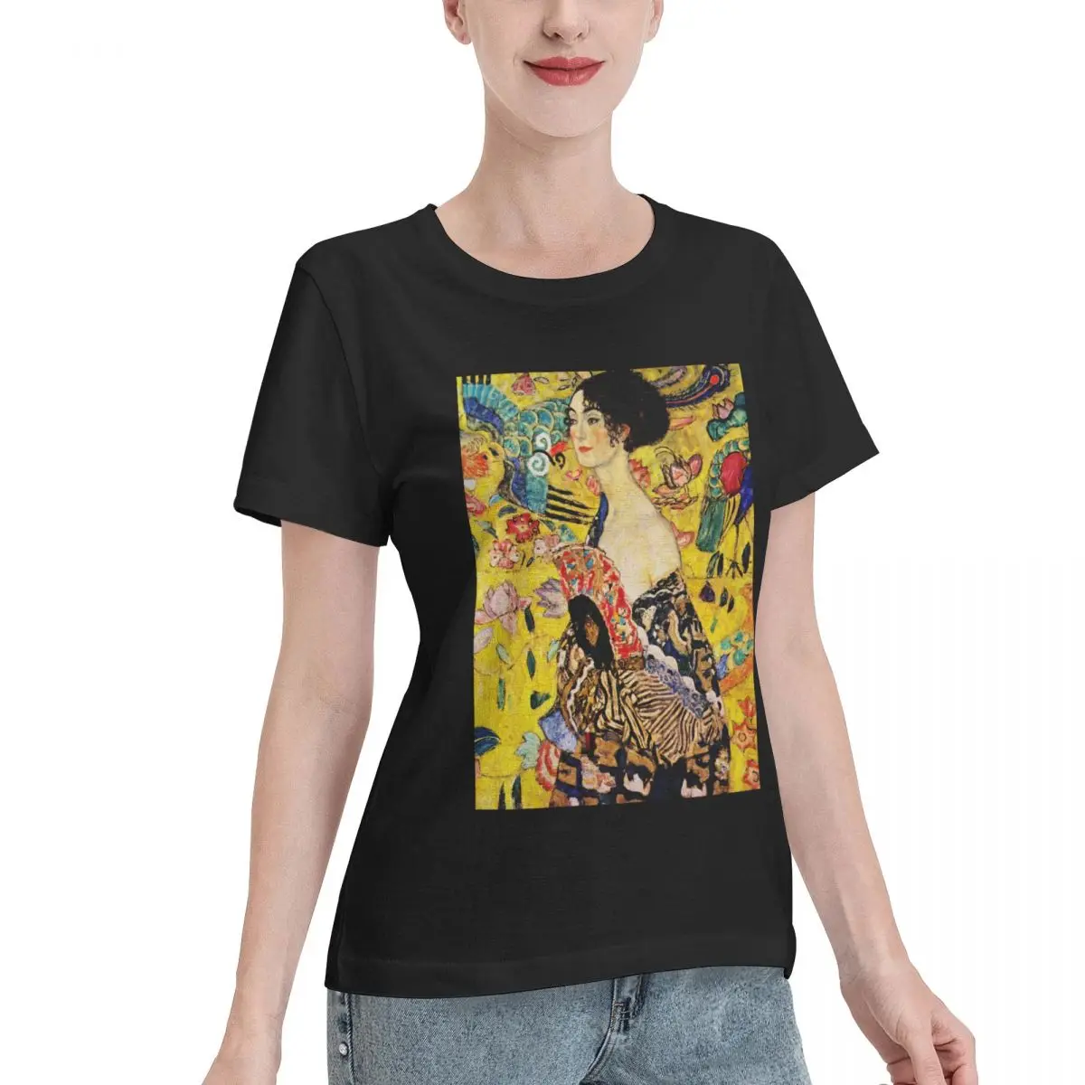 Женская футболка с фанатом Густава Климта современная модная высокого качества