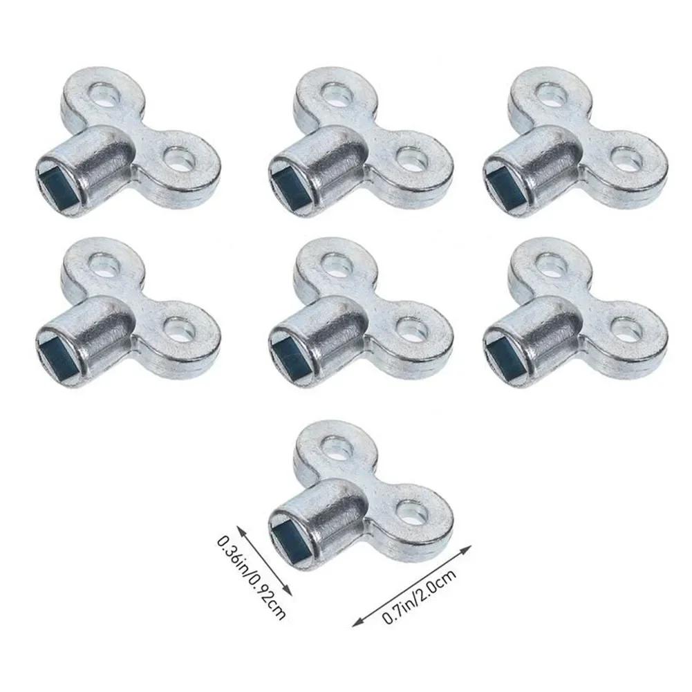 

6 шт., ключи для радиатора из цинкового сплава, ключ для прокачки нагревателя, ключ для прокачки сантехники, ключ для радиатора, вентиляционное отверстие, инструмент для центрального отопления, ИНСТРУМЕНТ