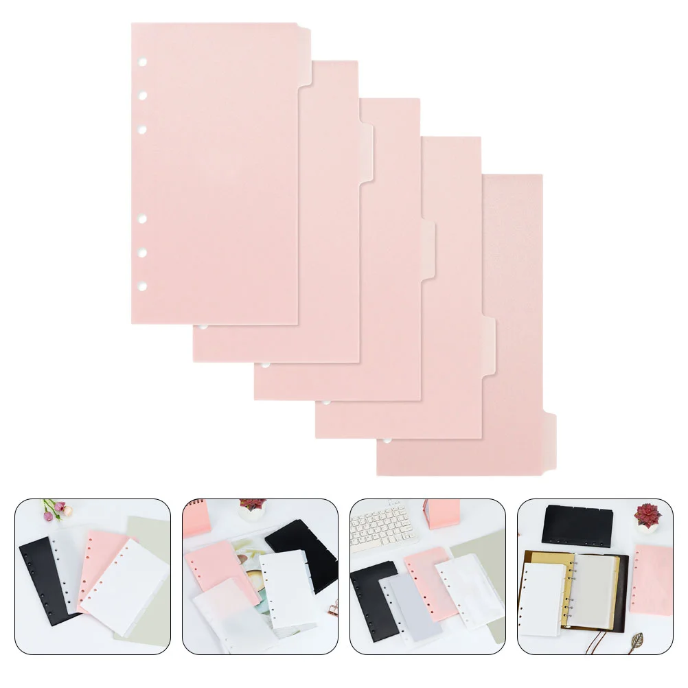

Loose Leaf Bags Binder Pouches Organizing Plastic Folders Money Note Pads Reusable Refill Pocket Budget