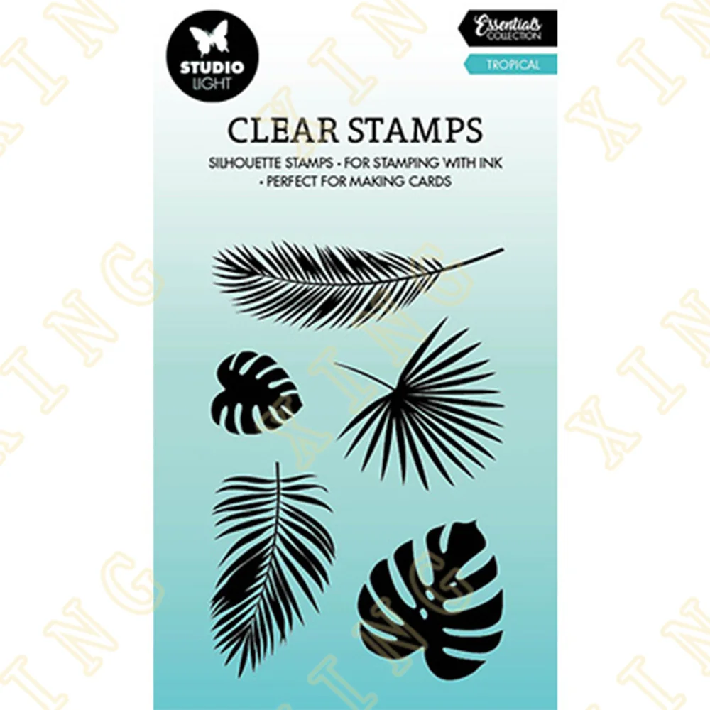 

Clear Stamps 2023 New Hot Selling Tropical Scrapbook Diary Decoration Stencil Embossing Template DIY Greeting Card Handmade