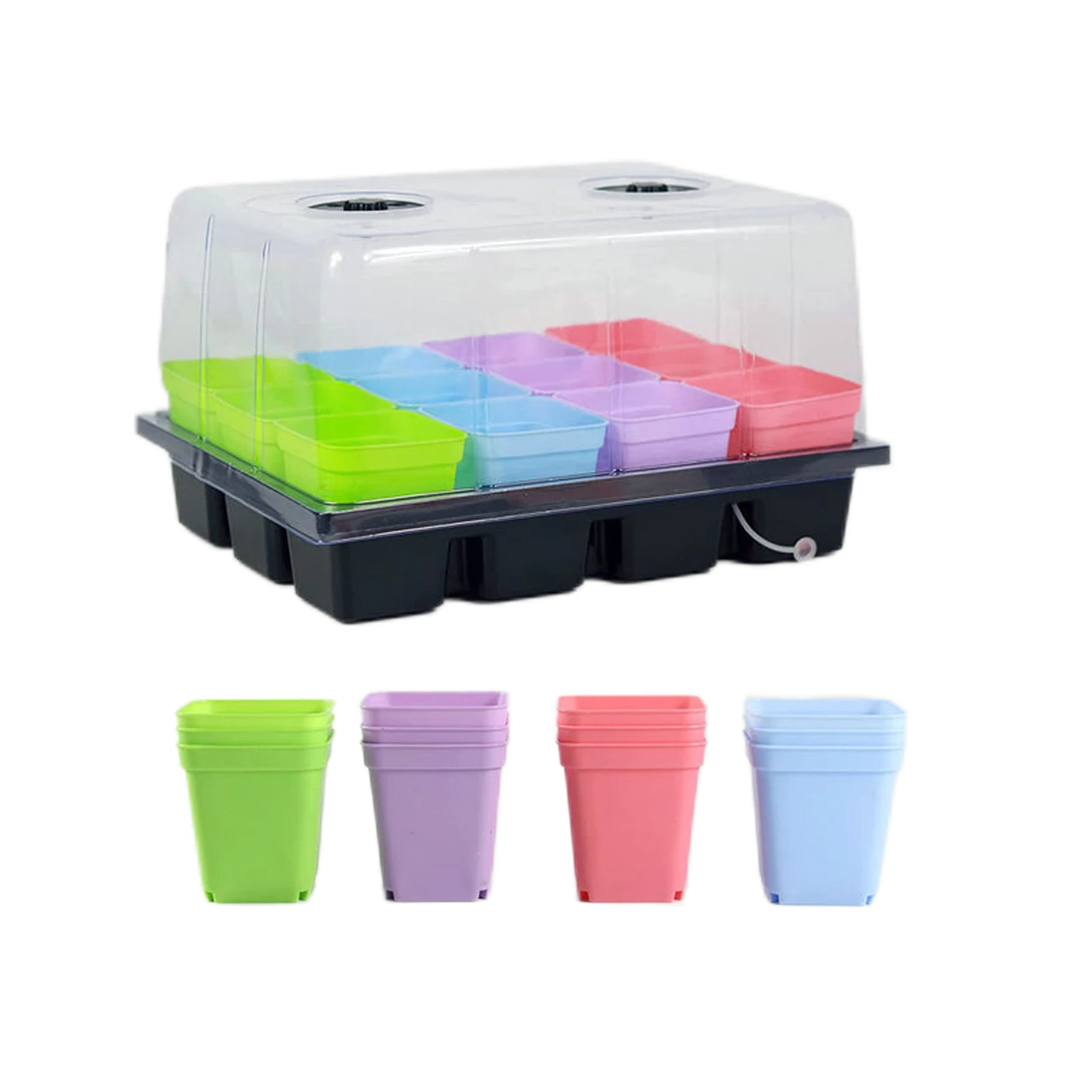 

Стартовый набор лотков для семян, стартовый лоток для рассады, набор для прорастания садовых растений, пусковой лоток для семян, наборы ручн...