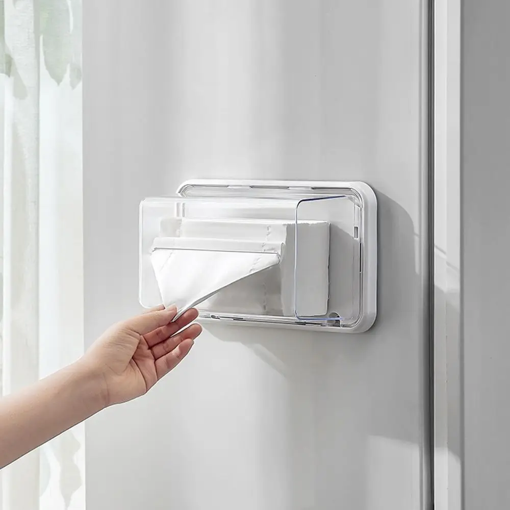 Пластиковый магнитный держатель для салфеток без перфорации большая емкость