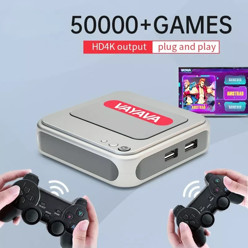 

GAME BOX Game Console Network Set-top Box Childhood Nostalgic Retro Game TV Set-top Box 40,000 Games EE4.2 G7 wireless Gamepad