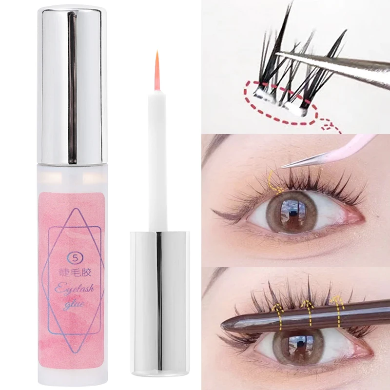 

Waterproof False Eyelashes Glue Clear Professional Fast Dry Eyelash Extension Glue Fake Eyelashes Makeup Adhesive Cosmetic Tool