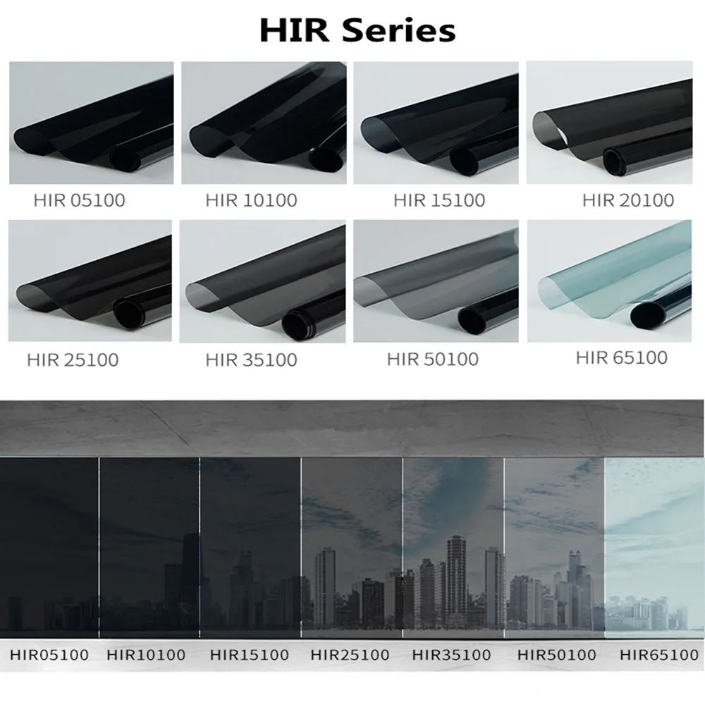 

RYWER per Auto Lato Finestre IR 99% UV 99% 2 MIL Nano di Ceramica Auto Auto Finestra di Casa Colorazione Film estate Par